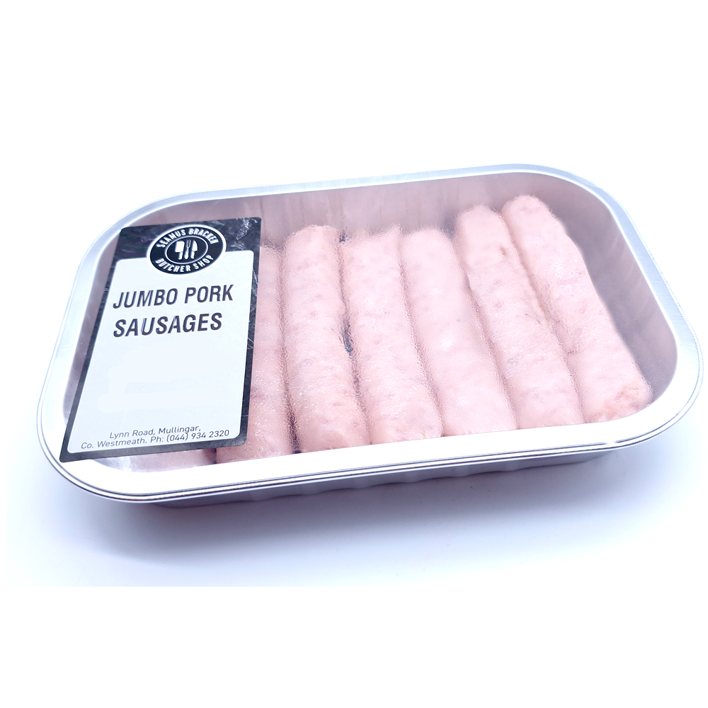 Jumbo Pork Sausages Seamus Bracken Butcher Shop